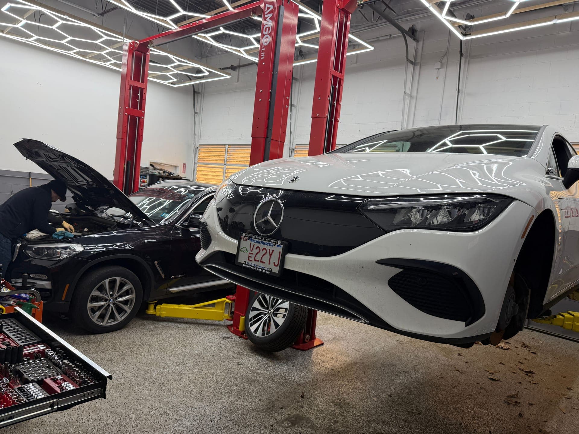 Pro Tech Auto LLC shop interior in Manchester, NH